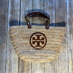 Tory Burch Audrey Straw Basket Tote
